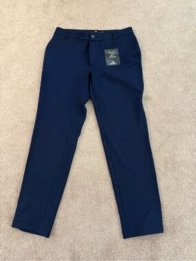 Under 5'10 U-510 Mason Omni Stretch Knit Pants 31x27 Performance Navy Blue NWT